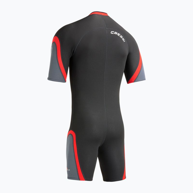 Pánská plavecká neoprenová kombinéza Cressi Playa Shorty 2.5 mm black/red 4