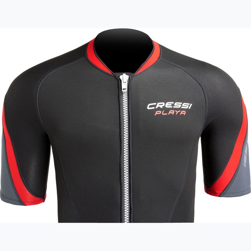 Pánská plavecká neoprenová kombinéza Cressi Playa Shorty 2.5 mm black/red 5