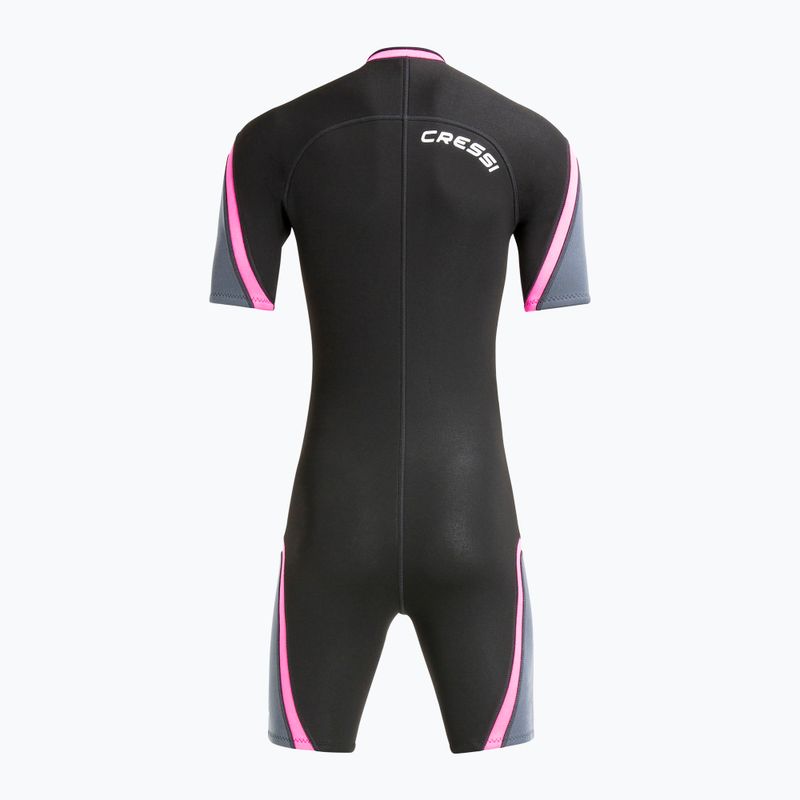 Dámský neoprén Cressi Playa Shorty 2,5 mm black/pink 2
