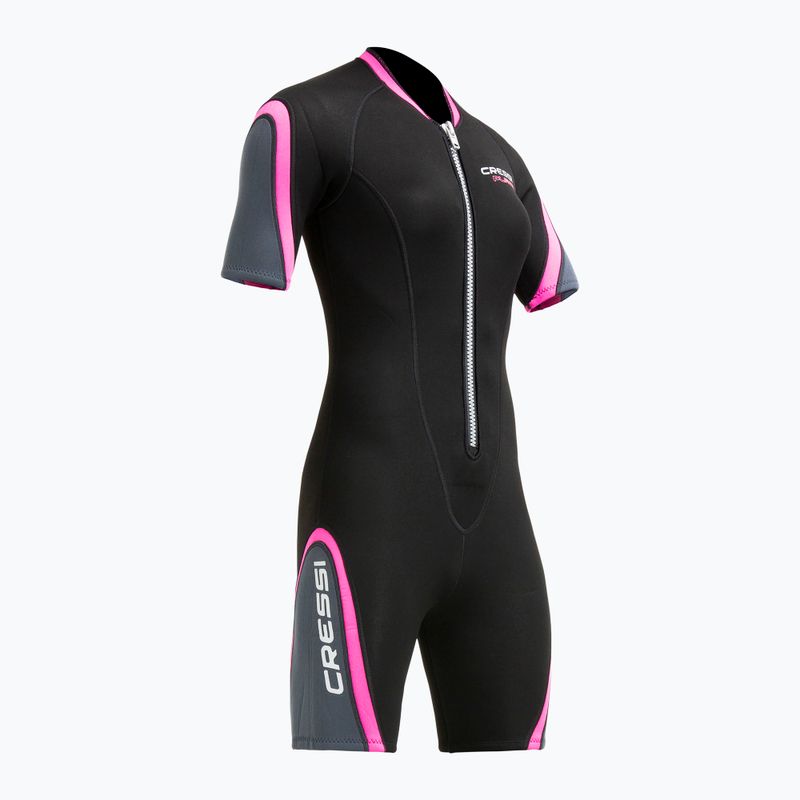 Dámský neoprén Cressi Playa Shorty 2,5 mm black/pink 3