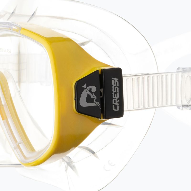 Potápěčská maska Cressi Onda clear/yellow 4