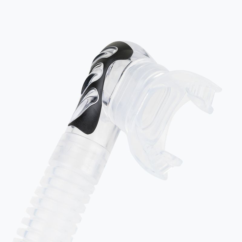 Šnorchl Cressi Alpha Ultra Dry černý/stříbrný ES258 3