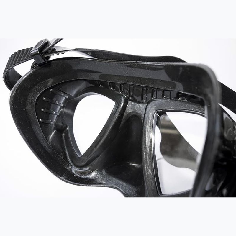 Potápěčská maska Cressi Nano black/black/silver 3
