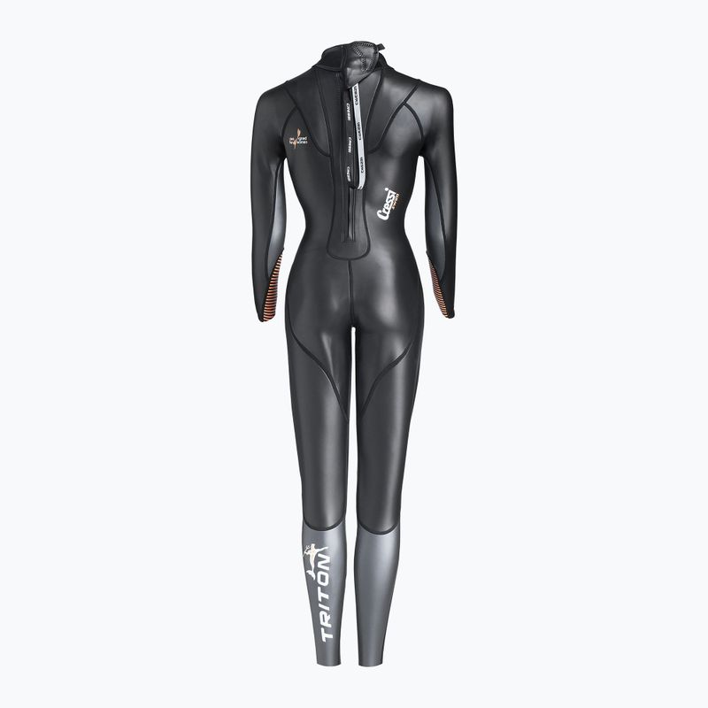 Dámský neopren Cressi Triton Monopiece 1,5 mm black/orange 8