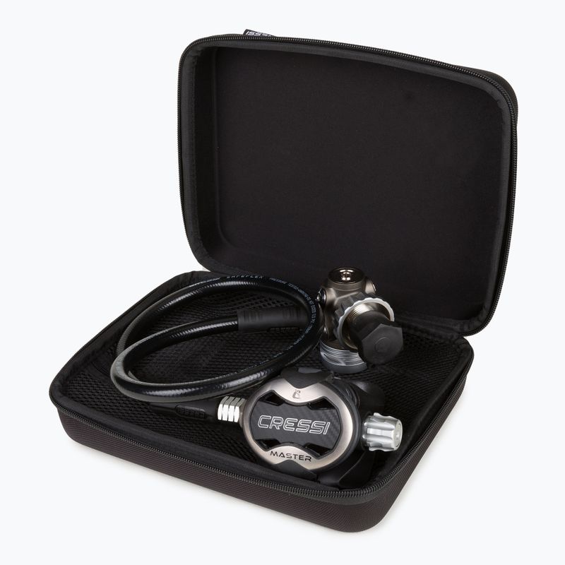Cressi Master T10-SC Cromo Auto Dive Respirator Black HX840100 2