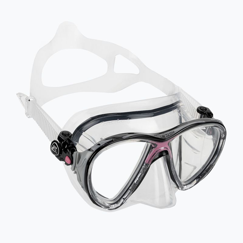 Potápěčská sada Cressi Big Eyes Evolution + Alpha Ultra Dry černá/růžová 2