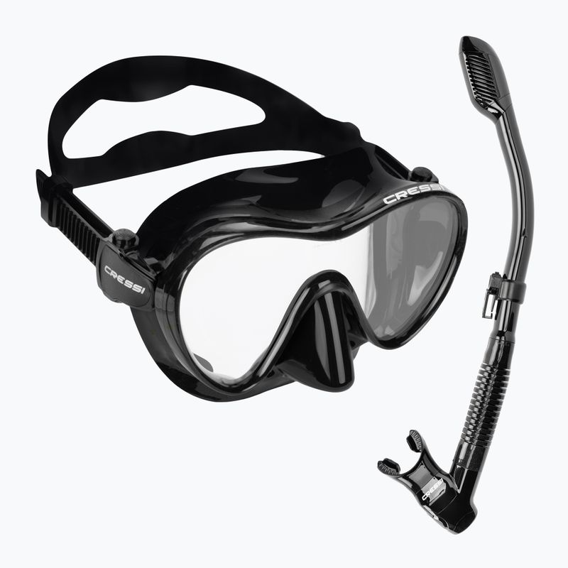 Potápěčský set Cressi F1 + Supernova Dry černý