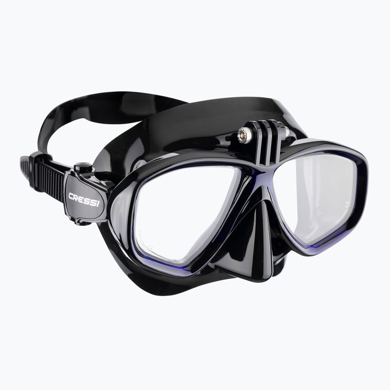 Potápěčská maska Cressi Action black/blue
