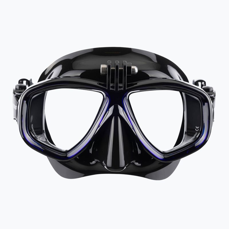 Potápěčská maska Cressi Action black/blue 2
