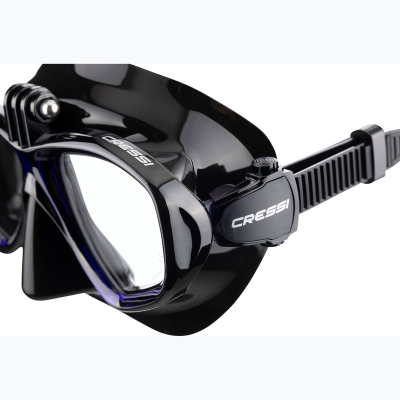 Potápěčská maska Cressi Action black/blue 3