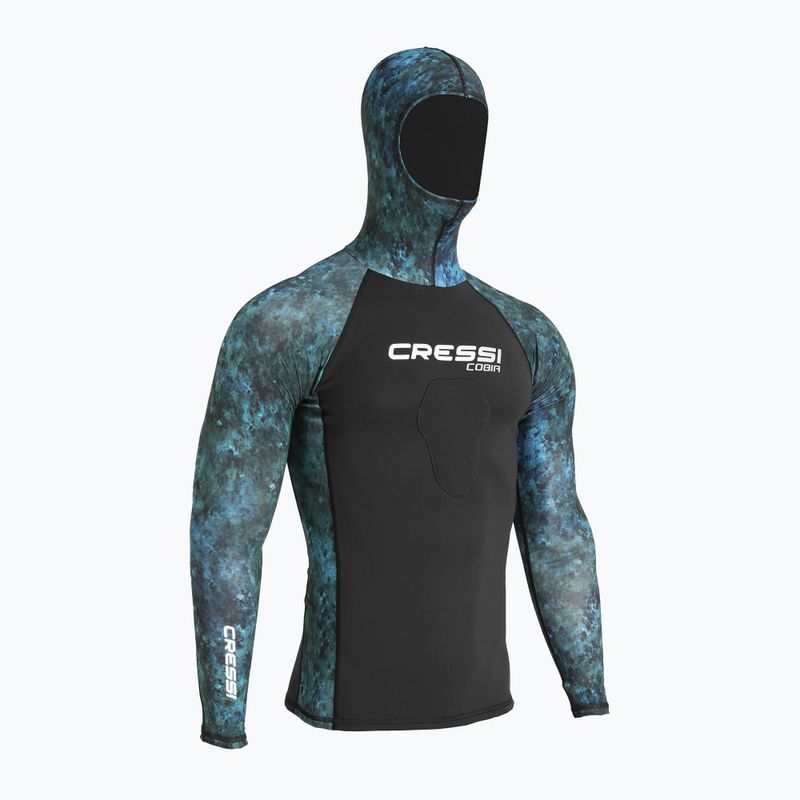 Pánské plavecké tričko Longsleeve Cressi Cobia Hunter camo blue 4