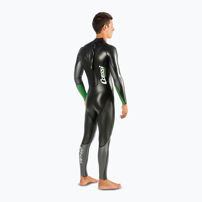 Pánský neopren Cressi Triton Monopiece 1.5 mm black/blue 2