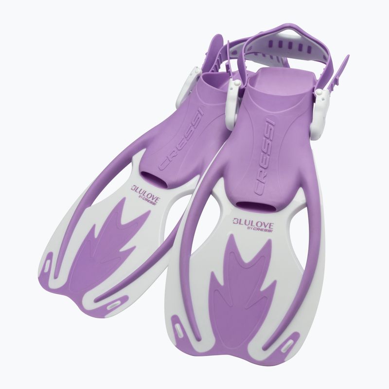 Dětská potápěčská souprava Cressi Rocks Jr Dive lilac/white 5