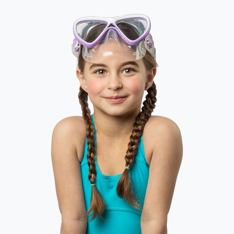 Dětská potápěčská souprava Cressi Rocks Jr Dive lilac/white 8