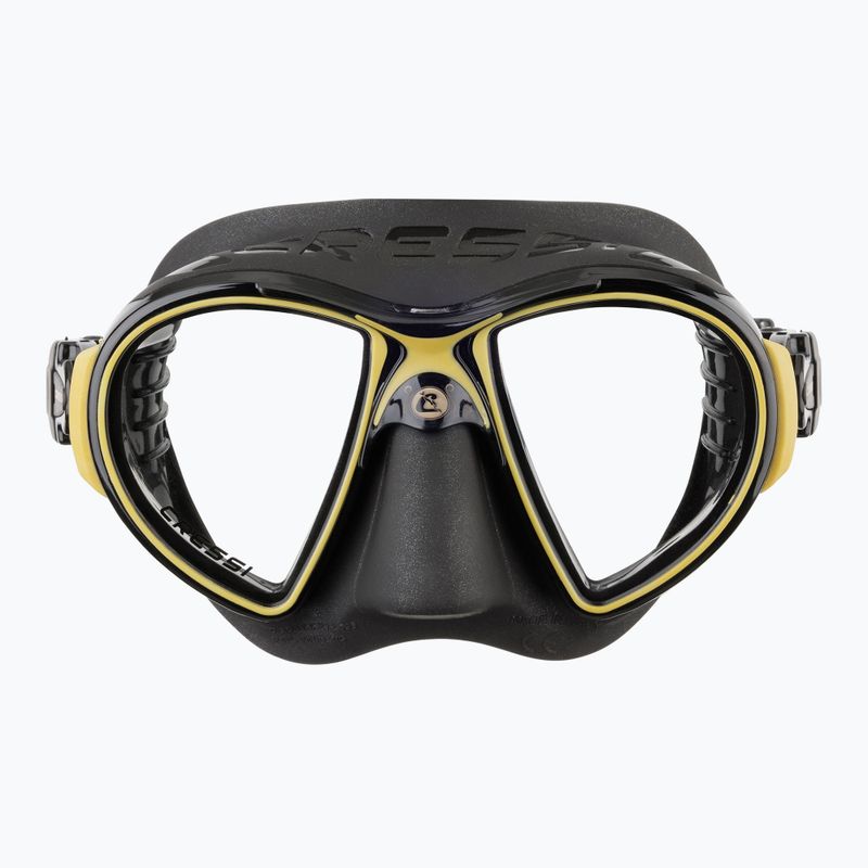 Potápěčská maska Cressi Zeus black/gold 2