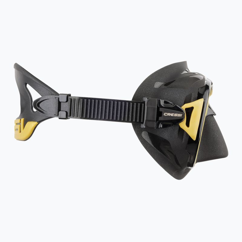Potápěčská maska Cressi Zeus black/gold 3