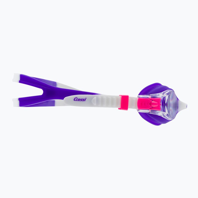 Dětské plavecké brýle Cressi Dolphin 2.0 fialovo-bílé USG010430 3