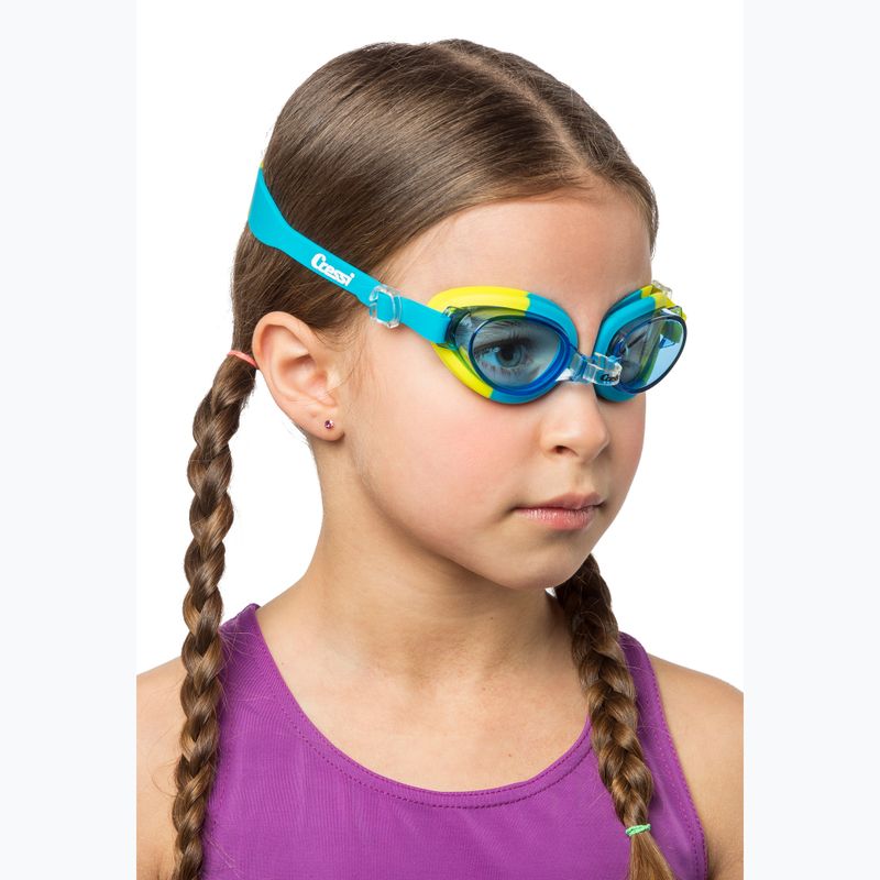Dětské plavecké brýle Cressi Starfish green/azure 4