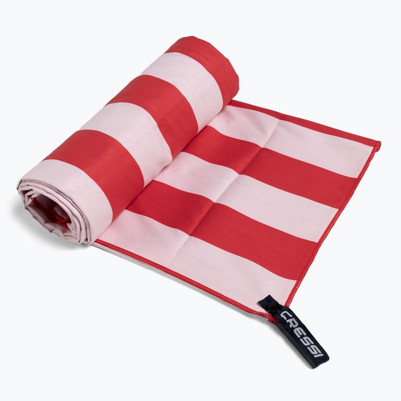 Rychleschnoucí ručník Cressi Microfiber Stripe červený XVA871160 2