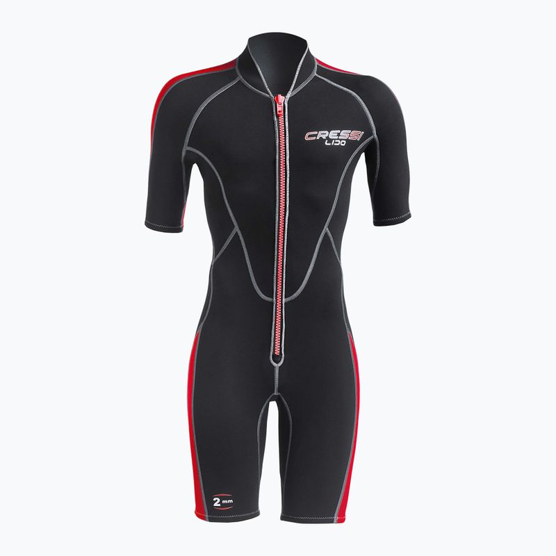 Pánský neopren Cressi Lido Shorty 2 mm black/red 3