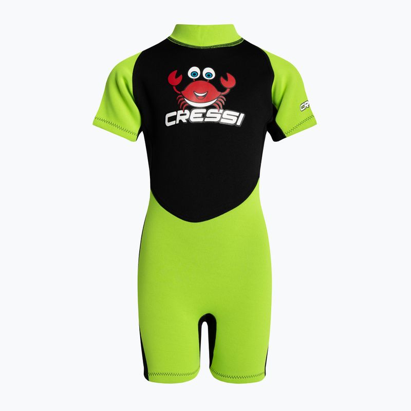 Dětský neopren   Cressi Smoby Shorty 2 mm black/fluo green