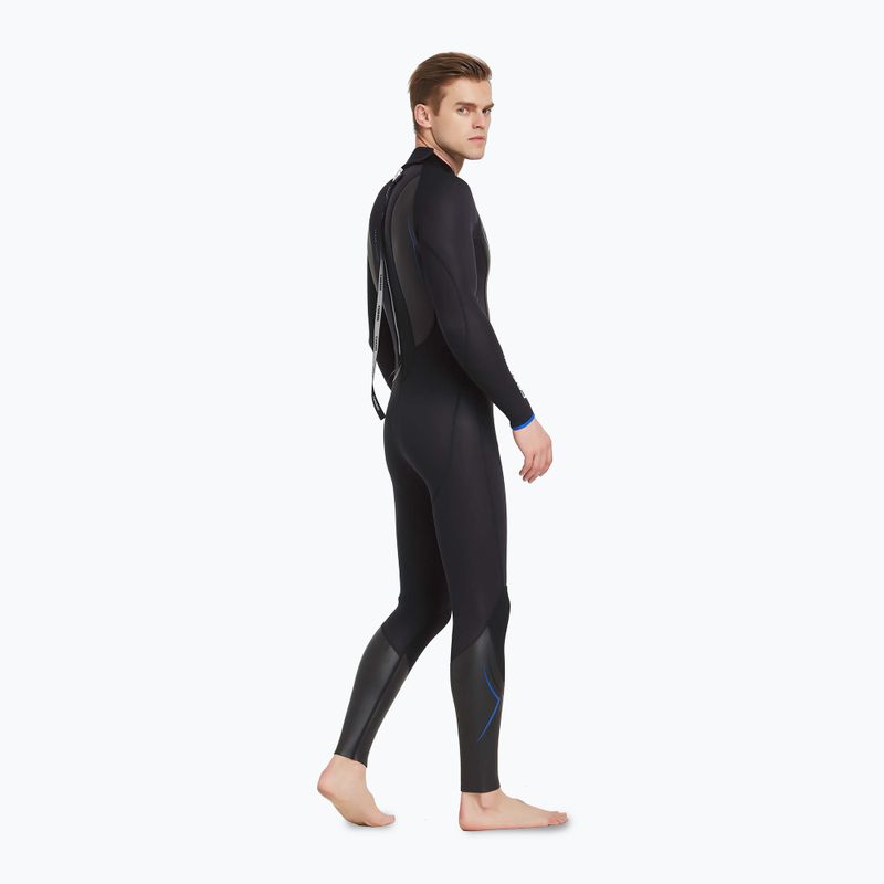 Pánský neopren Cressi Altum Monopiece 3 mm black/blue 4