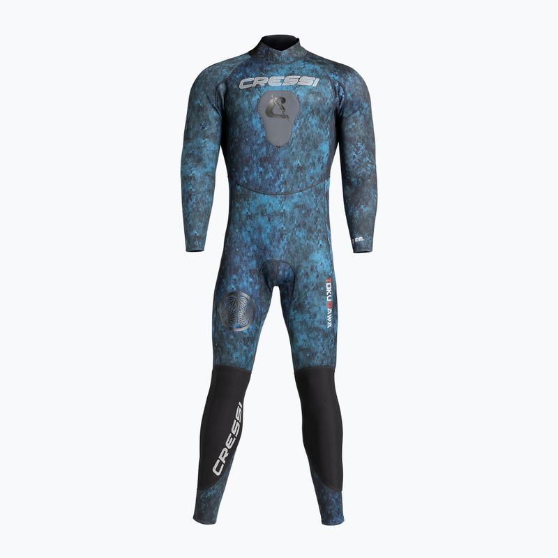 Pánský neopren Cressi Tokugawa Monopiece 3 mm camo blue