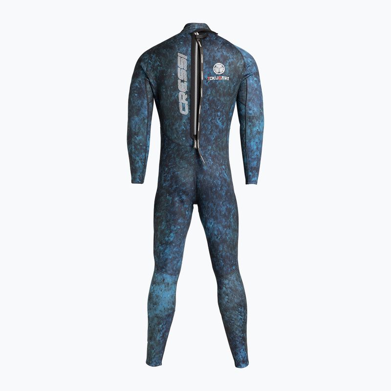 Pánský neopren Cressi Tokugawa Monopiece 3 mm camo blue 2