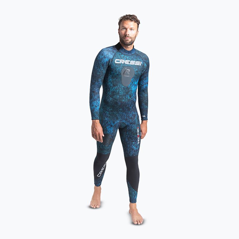 Pánský neopren Cressi Tokugawa Monopiece 3 mm camo blue 10