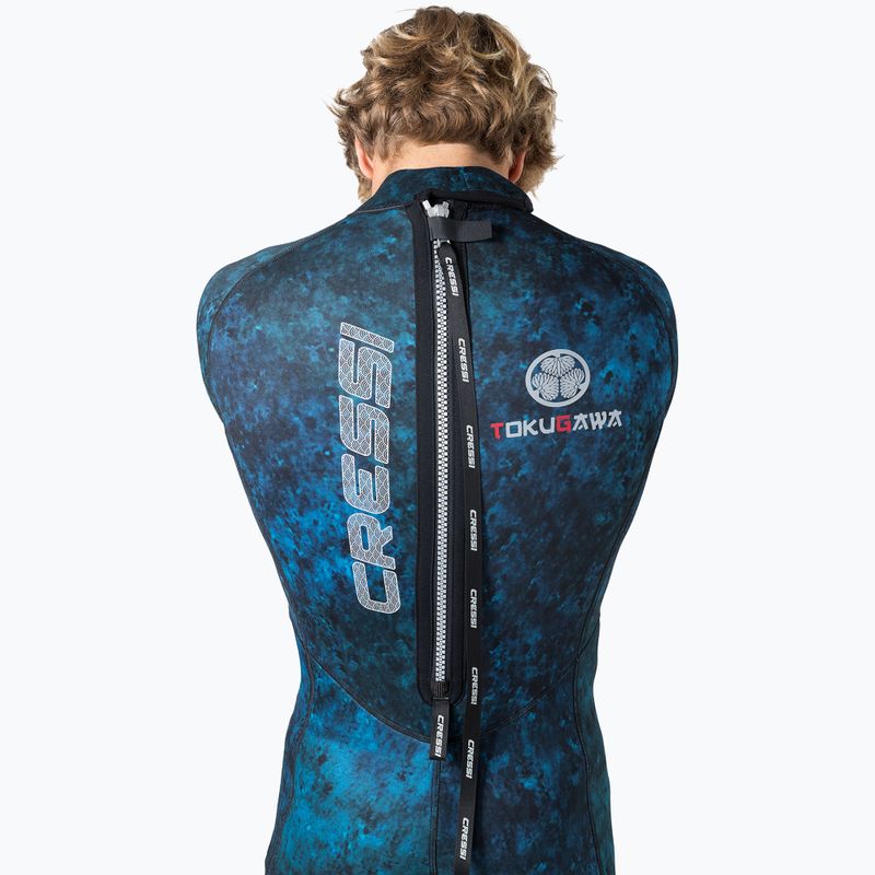 Pánský neopren Cressi Tokugawa Monopiece 3 mm camo blue 12