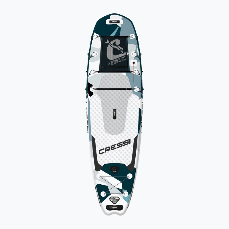 SUP deska Cressi Tiger Shark Multitask iSUP 10'2" šedá NA041025 2
