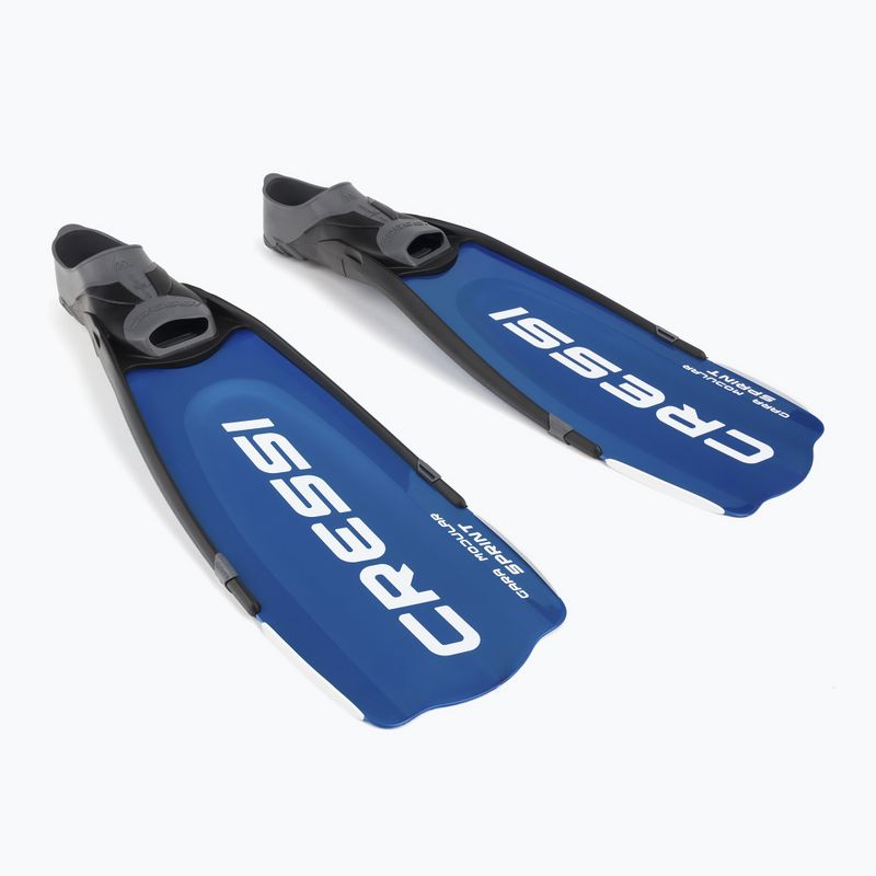 Potápěčské ploutve Cressi Gara Modular Sprint modré BH082036
