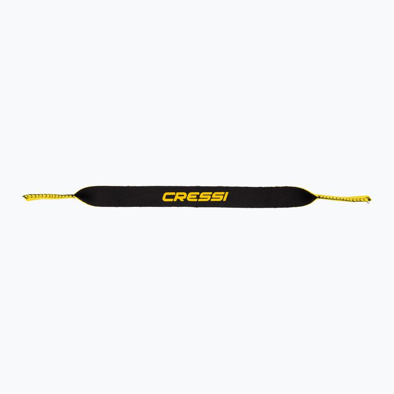Pásek k plaveckým brýlím  Cressi Neo Retainer yellow/black 2