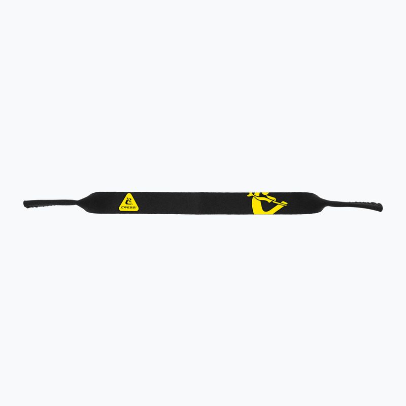 Pásek k plaveckým brýlím  Cressi Neo Retainer black/yellow