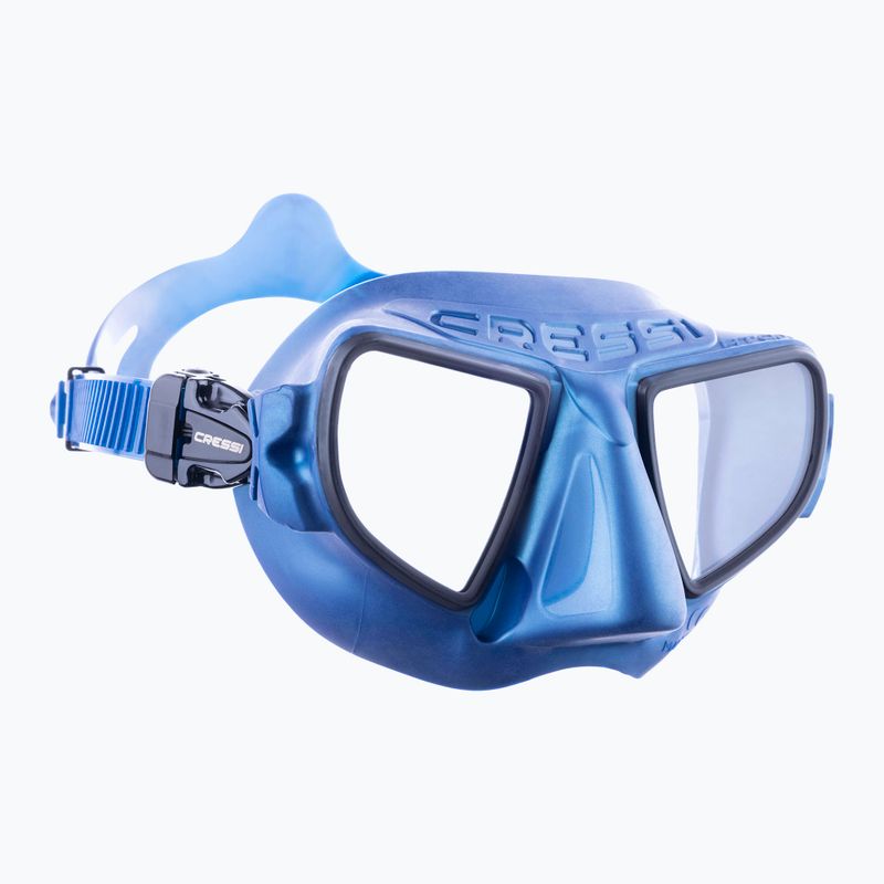 Potápěčská maska Cressi Atom blue metal/black