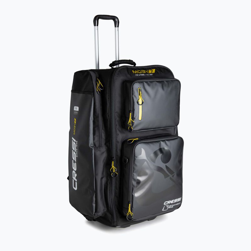 Cestovní taška Cressi Moby 7 115 l black/yellow