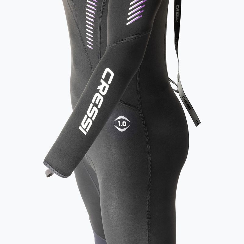 Dámský neopren Cressi Fast Monopiece 1 mm black/grey 5