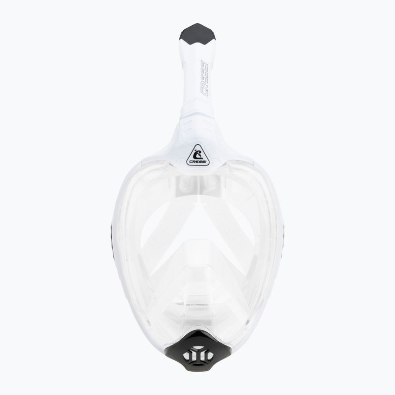 Celoobličejová šnorchlovací maska Cressi Bali Full Face white/black 2