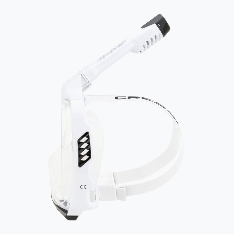 Celoobličejová šnorchlovací maska Cressi Bali Full Face white/black 4