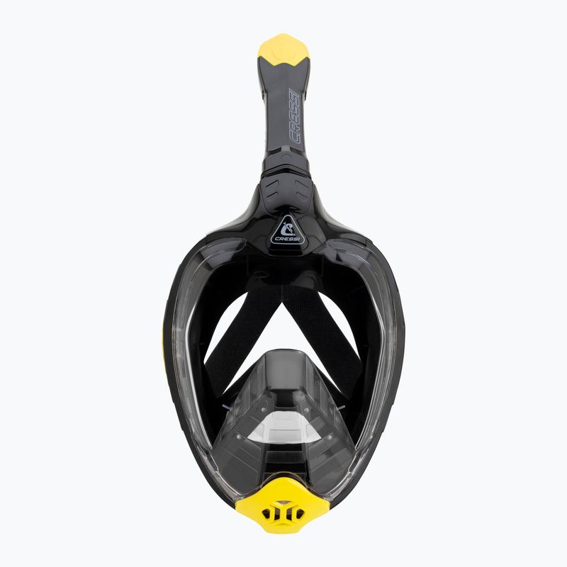 Celoobličejová šnorchlovací maska Cressi Bali Full Face black/yellow 2