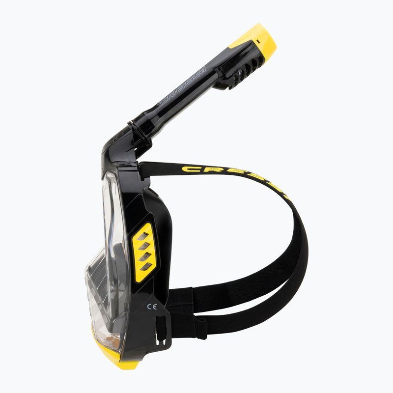 Celoobličejová šnorchlovací maska Cressi Bali Full Face black/yellow 4
