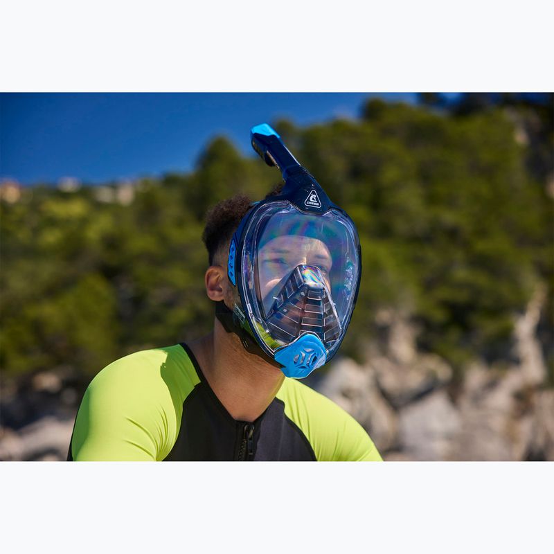 Celoobličejová šnorchlovací maska Cressi Bali Full Face black/blue 7
