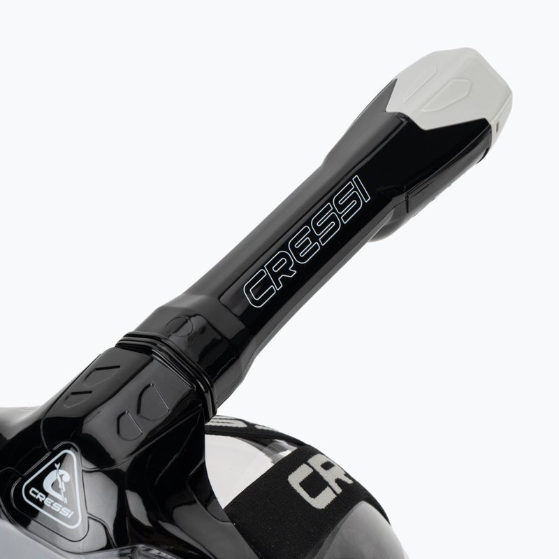 Celoobličejová šnorchlovací maska Cressi Bali Full Face black/grey 5