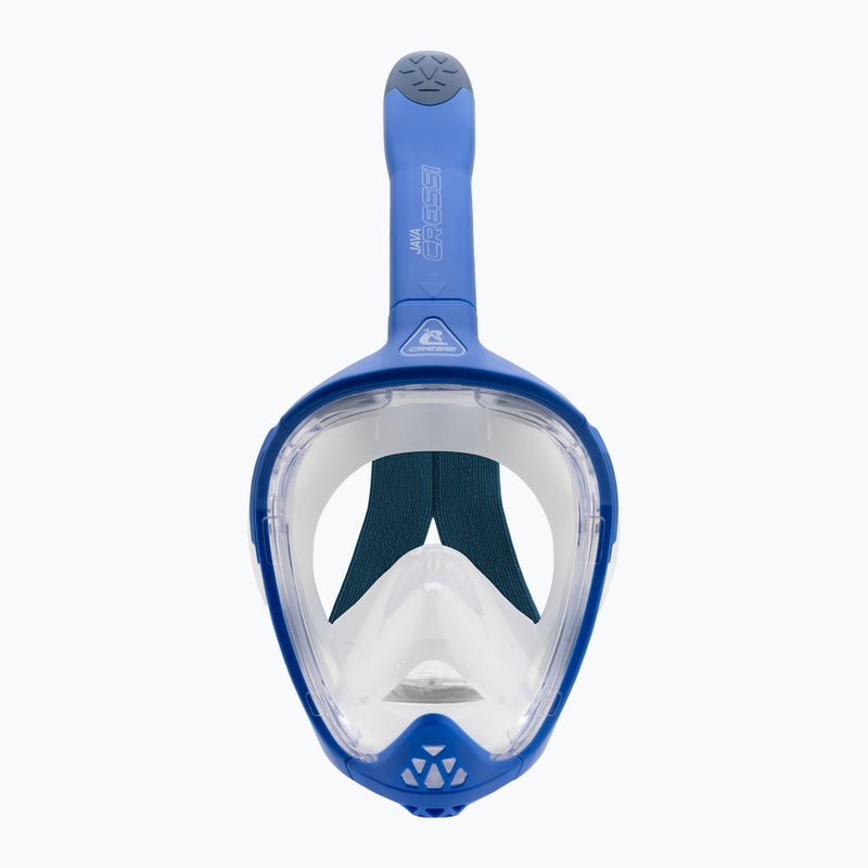 Celoobličejová šnorchlovací maska Cressi Java Full Face blue/blue navy 3