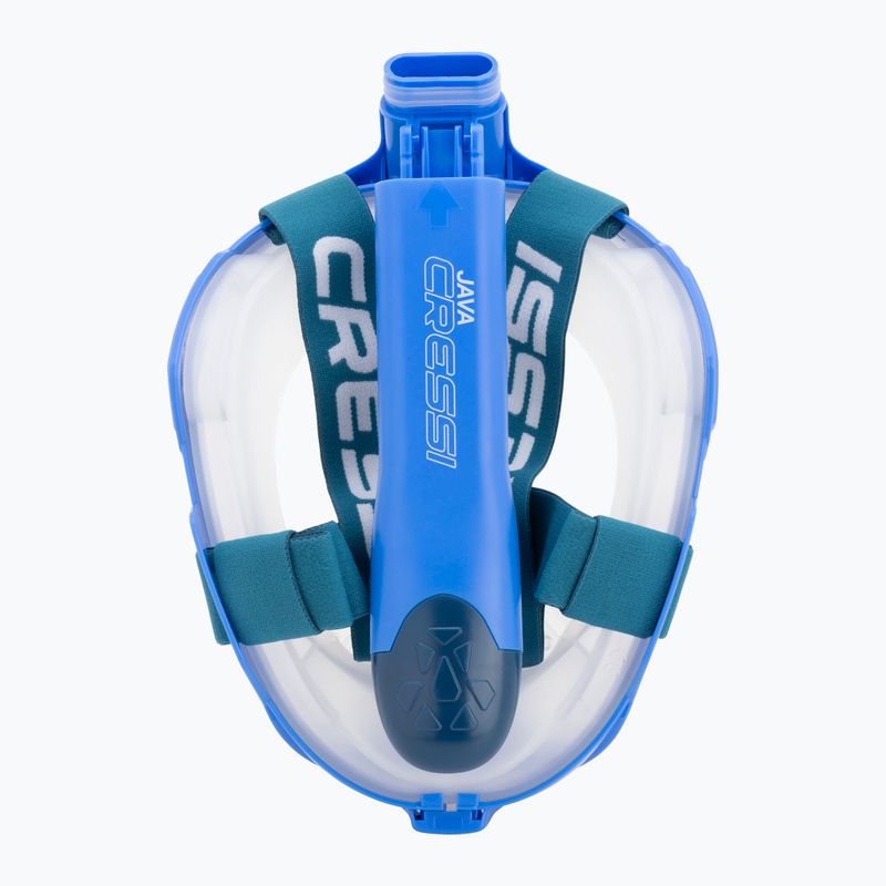 Celoobličejová šnorchlovací maska Cressi Java Full Face blue/blue navy 5