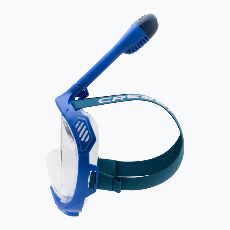 Celoobličejová šnorchlovací maska Cressi Java Full Face blue/blue navy 6