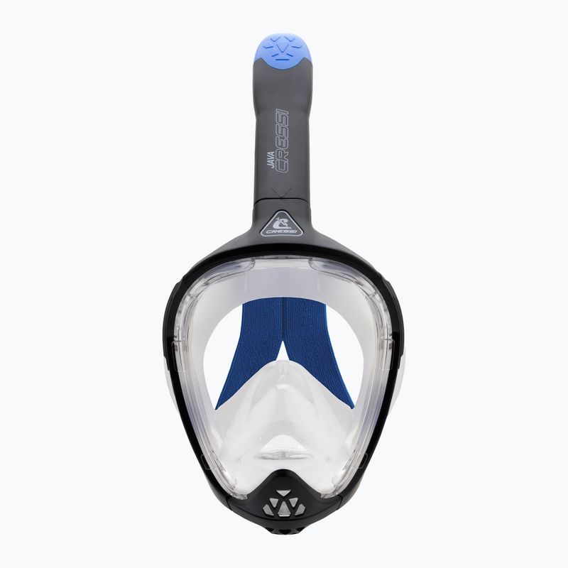 Celoobličejová šnorchlovací maska Cressi Java Full Face black/blue 3