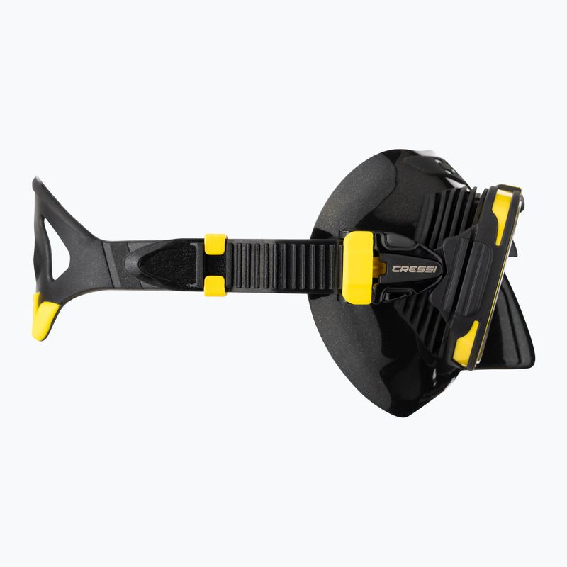 Potápěčská maska Cressi Prisma black/yellow 3