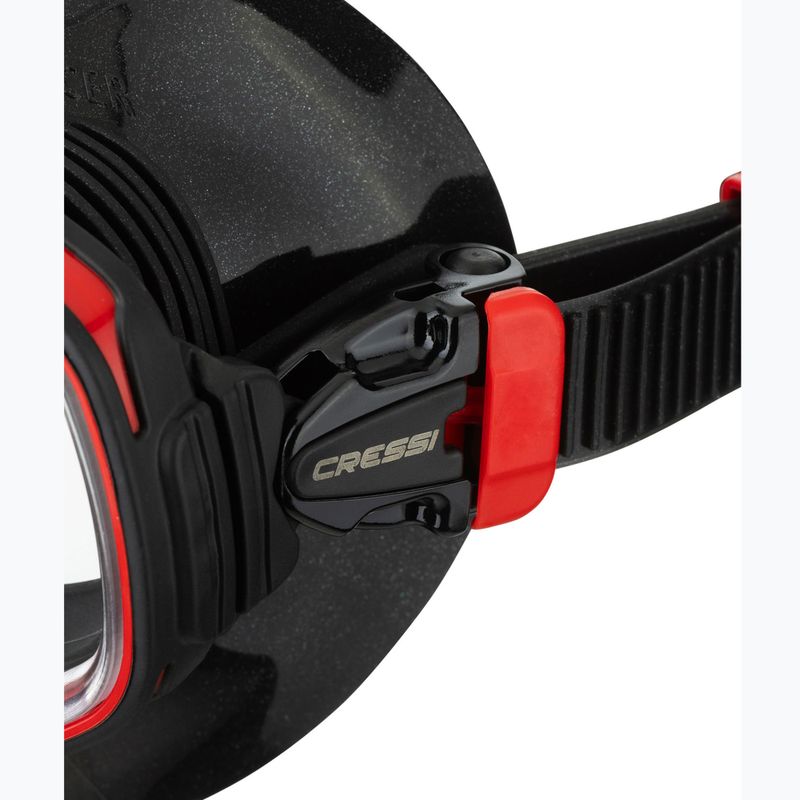 Potápěčská maska Cressi Prisma black/red 4