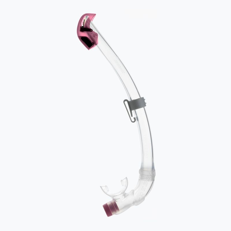 Šnorchl Cressi Seal Dry clear/pink